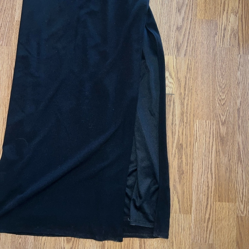 Lulus Glamorous Dedication Black Sleeveless Column Maxi Dress - Size S - Picture 6 of 8